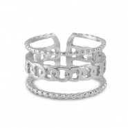 Roestvrij stalen (RVS) Stainless steel ringen Zilver