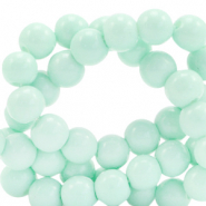 4 mm glaskralen opaque Soothing sea green