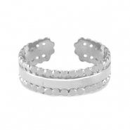 Roestvrij stalen (RVS) Stainless steel ringen Zilver