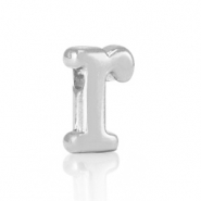 Letterkralen DQ metaal R Antiek zilver (nikkelvrij)