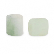Natuursteen kralen serpentijn en marmer disc 4x4mm Glacier green