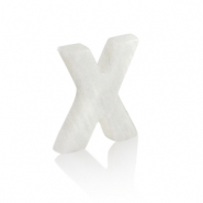 Schelp hangers specials letter X White (natuurlijke kleur)