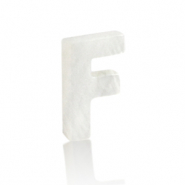 Schelp hangers specials letter F White (natuurlijke kleur)