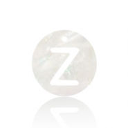 Schelp hangers specials letter Z White (natuurlijke kleur)