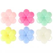 Letterkralen van acryl bloem Multicolour pastel