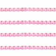 Jasseron schakel 3mm Pink