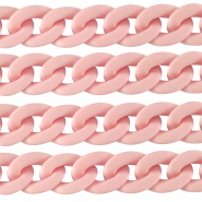 Acrylic chain 29mm matt Light pink