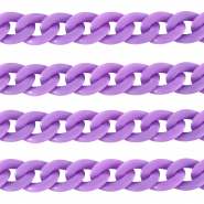 Acrylic chain 22mm matt Petal purple