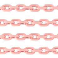 Acrylic chain 15mm matt Light pink
