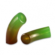 Acryl kralen tube Green