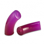 Acryl kralen tube Purple