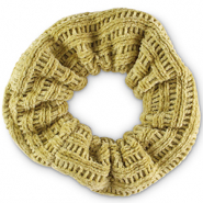 Scrunchies haarelastiek corduroy Willow green