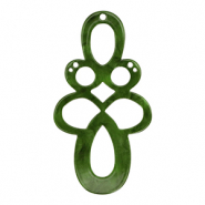 Resin hangers barok Moss green