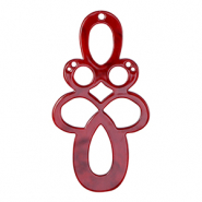 Resin hangers barok Salsa red