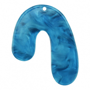 Resin hangers organic Prussian blue