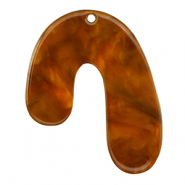 Resin hangers organic Topaz brown