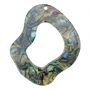 Resin hangers organic Multicolor marble
