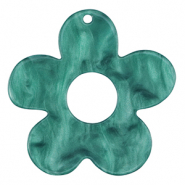 Resin hangers bloem Petrol blue