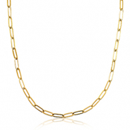 Roestvrij stalen (RVS) Stainless steel schakelkettingen Gold