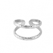 Roestvrij stalen (RVS) Stainless steel ringen Silver