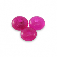 Natuursteen kralen marmer en calciet rondellen 4mm Magenta pink