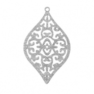 Roestvrij stalen (RVS) Stainless steel bedels bohemian Silver