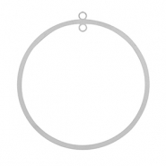 Roestvrij stalen (RVS) Stainless steel bedels 52mm Silver