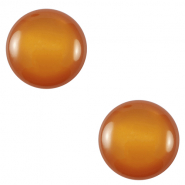12 mm classic cabochon Polaris Elements Lucido Harvest orange-brown