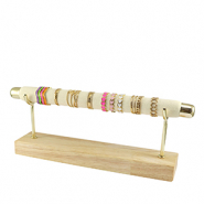 Gevuld sieraden display ringen stainless steel mix Gold-multicolour