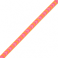 Lint met tekst arrows Pink-yellow