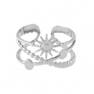 Roestvrij stalen (RVS) Stainless steel ringen Zilver