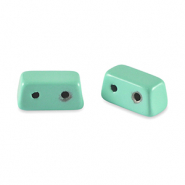 Tile beads rechthoek Turquoise