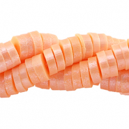 Katsuki kralen 4mm Dahlia orange-pearl shine coating