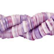 Katsuki kralen 6mm Multicolour purple-pearl shine coating