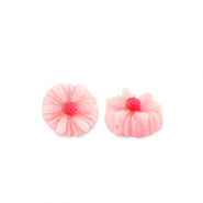 Resin kralen bloem 8mm Pink