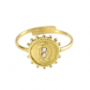 Roestvrij stalen (RVS) Stainless steel ringen Goud