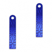 Statement hangers bar bloem Metallic royal blue
