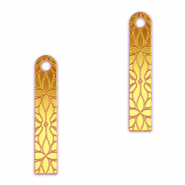 Statement hangers bar bloem Metallic yellow