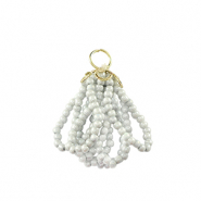 Top facet hangers Gold-icy grey