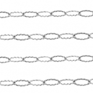 Roestvrij stalen (RVS) Stainless steel onderdelen jasseron ankerketting Silver