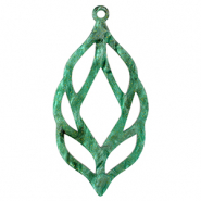 Resin hangers Multicolor green