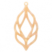 Resin hangers Peach blush opal