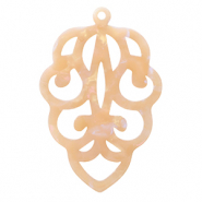 Resin hangers Peach blush opal