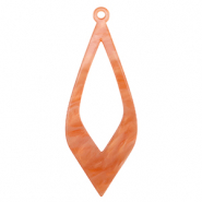 Resin hangers Coral red