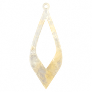 Resin hangers Sand beige transparent