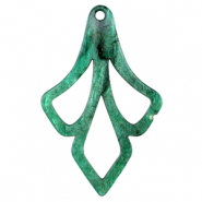 Resin hangers Multicolor green