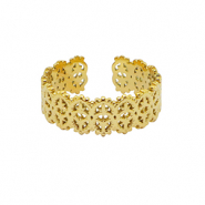 Roestvrij stalen (RVS) Stainless steel ringen Goud