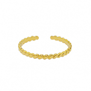 Roestvrij stalen (RVS) Stainless steel ringen Goud