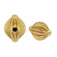 Roestvrij stalen (RVS) Stainless steel kralen deco Goud