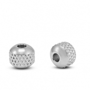 Roestvrij stalen (RVS) stainless steel kralen 6mm Silver